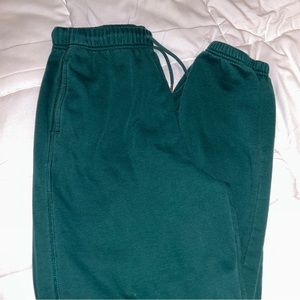 Old navy green high waisted sweatpants